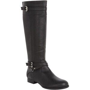 Comfort View The Janis Tall Double Buckle Knee High Boots Size 8W